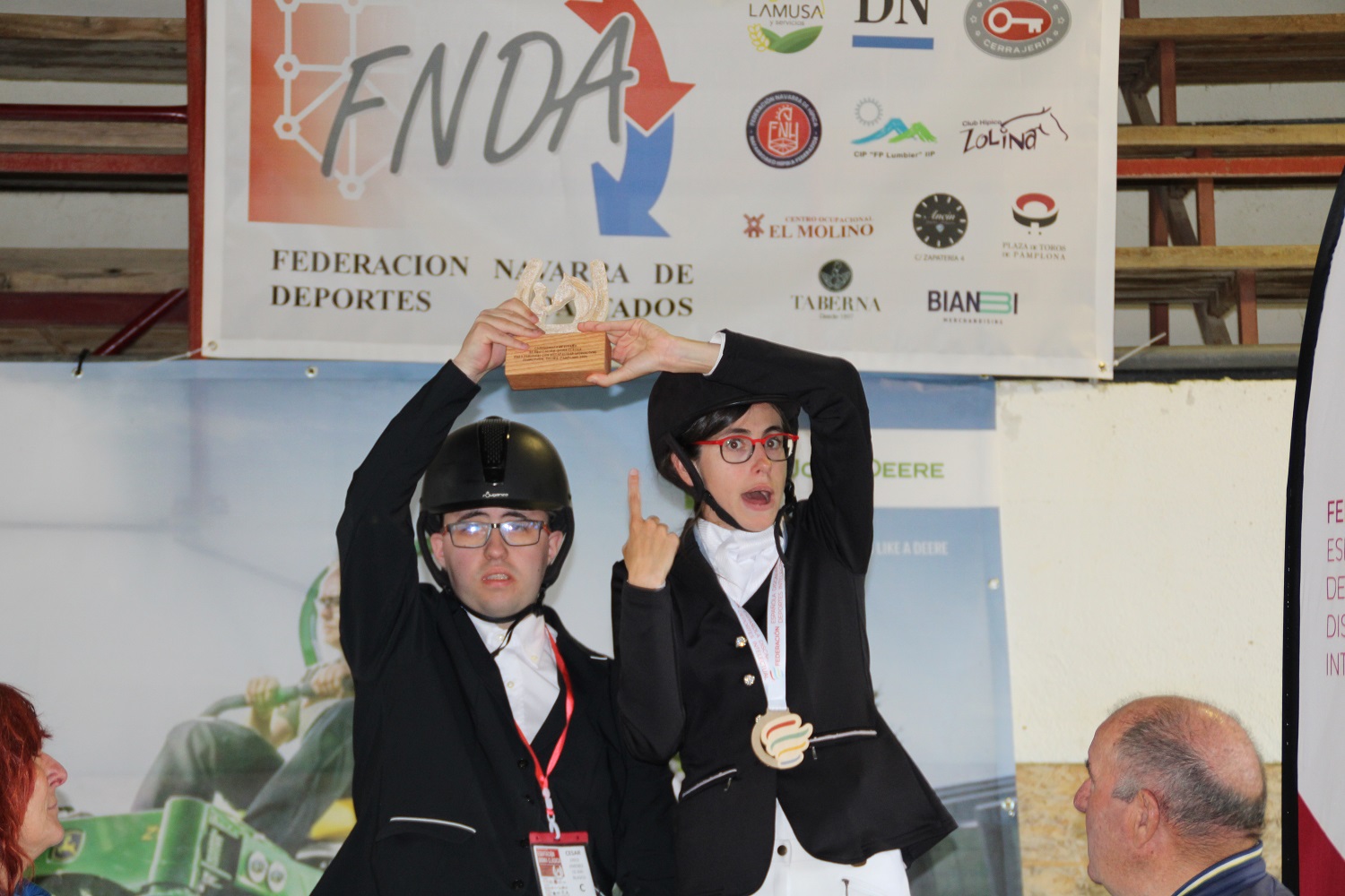 Clasificación Campeonato de España de Equitación FEDDI 2024, celebrado en Zolina